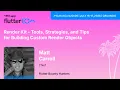 Render Kit - Tools Strategies and Tips for Building Custom Render Ob