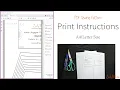 Home Print Instructions A4 Letter Size PDF Sewing Patterns EmilyPatterns