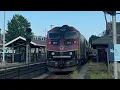 MBTA Line Train 554 Worcester Union Station to Framingham Station Ride on