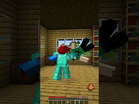 Cuando Juegas Con Tu Hermano A Minecraft...☠️😡 #minecraft #minecraftshorts #minecraftmemes