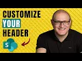 Customize the SharePoint Site Header Like a Pro Logo Layout More