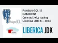 How to connect to PostgreSQL 12 using PostgreSQL JDBC Driver with Bellsoft Liberica JDK 8
