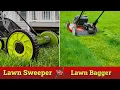 Lawn Sweeper vs Bagger