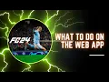 How to start EA FC 24 on the WEB APP EAFC 24 ultimate team