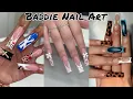 Baddie Acrylic Nails Compilation Styles By Baddies