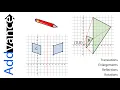Transformations Translations Enlargements Reflections Rotations GCSE Maths AddvanceMaths
