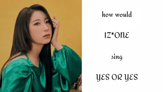 Download HOW WOULD IZ*ONE SING YES OR YES BY TWICE MP3