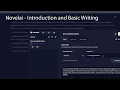 NovelAI - Introduction and Basic Writing