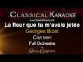 Lagu La fleur que tu m’avais jetée, Carmen, Full Orchestral Karaoke
