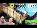We Built This Pool Deck in 3 Days Above Ground Pool Deck DIY Build Start to Finish