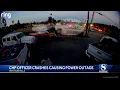 CHP officer injured in Watsonville crash that caused power outage