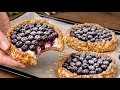 Oatmeal Cottage Cheese and Blueberries Healthy Cakes Without Flour and Sugar