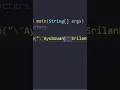how to use Escape Characters in java