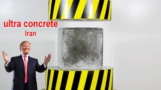 HYDRAULIC PRESS VS SUPERCONCRETE