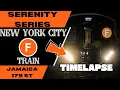 NYC Subway Serenity Series F Train Night Voyage to Coney Island Timelapse