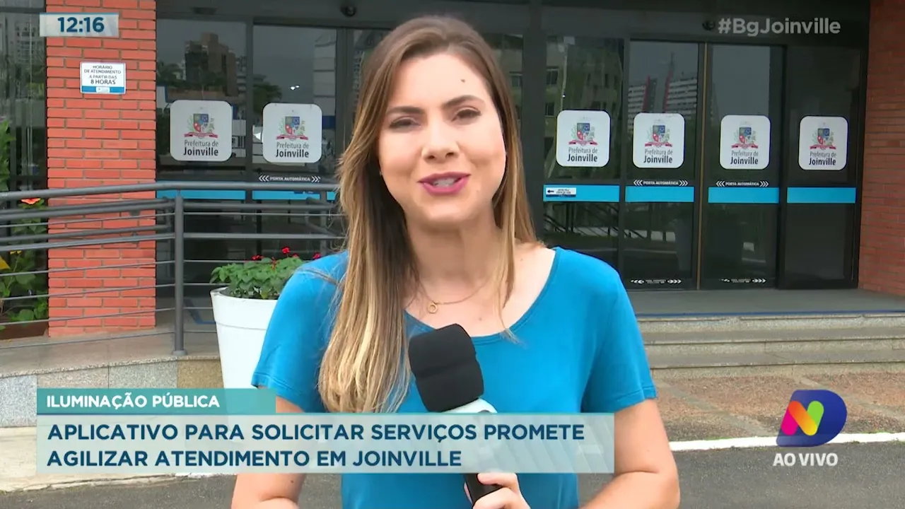 Iluminação pública: aplicativo para solicitar serviços promete agilizar atendimento em Joinville