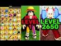Level 1 - 2650 With ALL 41 PERMANENT Fruits in Blox Fruits