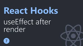 React Hooks Tutorial 7 useEffect after render English