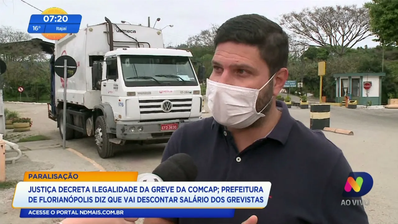 Justiça decreta ilegalidade da greve da Comcap