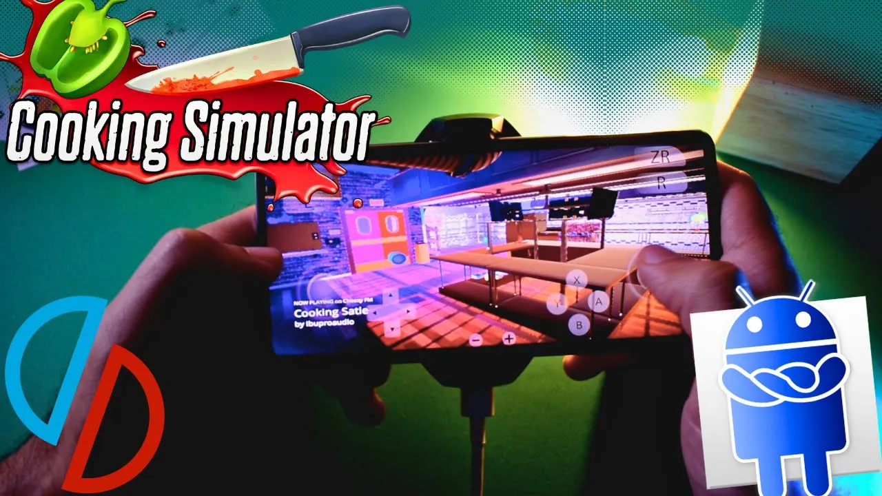 Cooking Simulator Android Gameplay | Switch Emulator Android | Yuzu Mali GPU