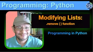 Learning Python - Modifying Lists using the remove function