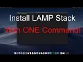 Install LAMP With One Command on Ubuntu
