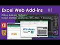 Excel Web Add-in E1 - How to create Excel Web Add-in with Task Pane UI that works across Platforms