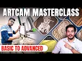 Full Artcam Design CNC Router Programming Class - FREE Masterclass Series by RVM CAD