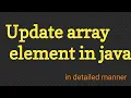 How to update element in array