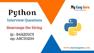 Rearranging Strings Python Programs on String Data Type Python in Hindi