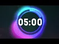 Download Lagu Get Pumped Countdown! 5-Minute Workout Timer with Music // Cool Audio Visual Effects
