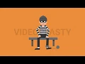 Criminal Sitting in Prison Animation MOV GIF
