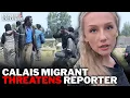 Download Lagu Migrant THREATENS Express reporter in Calais chaos