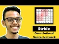 Stride in Convolutional Neural Network CNN