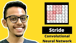 Stride in Convolutional Neural Network CNN