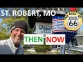 Best of Route 66 ST ROBERT Missouri - major sites motels gas stations parks water tower