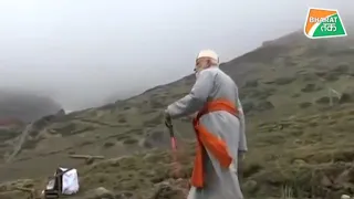 amazing viral video of kedarnath temple of modi saheb