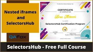 Handling Nested iframes using SelectorsHub Session 14