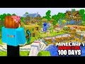 I Survived 100 Days Without Rushing in Minecraft Hardcore