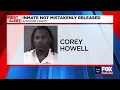 Officials Clerical error leads to false report of mistakenly released inmate