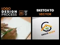 Illustrator Tutorial Create a Vector Logo from a Rough Sketch Using Adobe illustrator