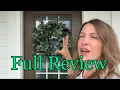 20 Inch Artificial Boxwood Eucalyptus Wreath Review for Front Door Decor