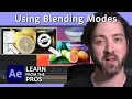 How to Use Blending Modes in Adobe After Effects Tutorial w School of Motion Adobe