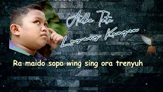 Download Ardha - Layang Kangen | (Video Liryc  Official) MP3