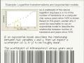 9 4 3 Using logs to transform Exponential models