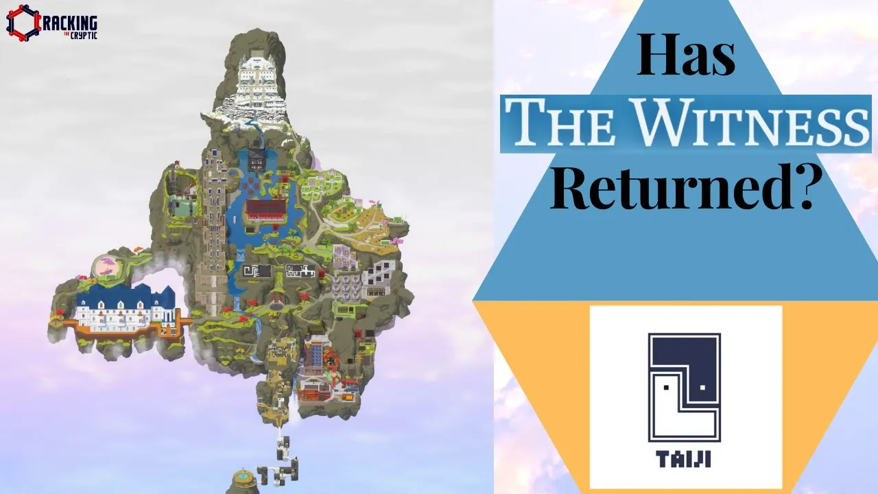 Has The Witness Returned?  Let's Play TAIJI