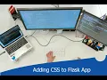 Python Flask Application - How to add CSS to Flask Application