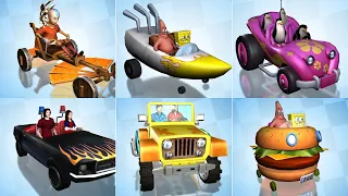 nick racers revolution 3d all playable characters