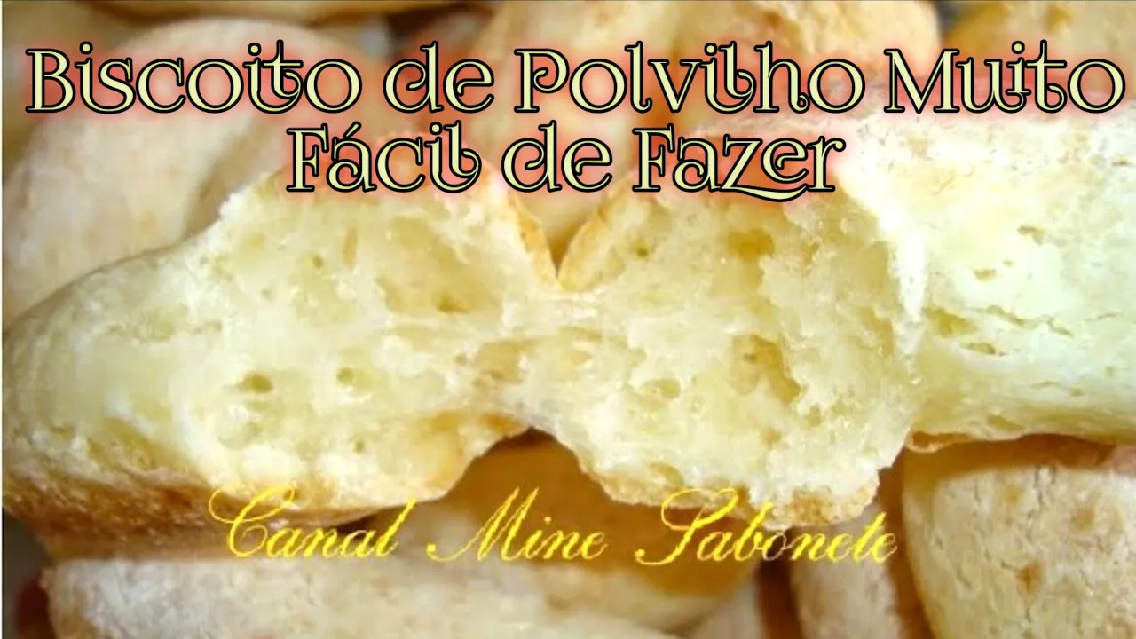 Biscoito de polvilho doce sem glúten e sem lactose