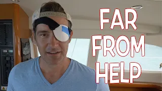 Off-grid aboard a sailboat during a crisis.